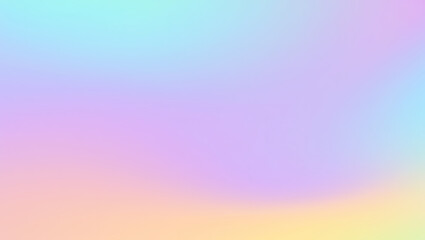 Pastel Rainbow Gradient Background Soft, Dreamy Colors for Design