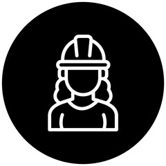 Female Engineer Icon