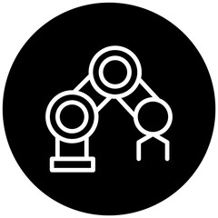 Industrial Robot Icon