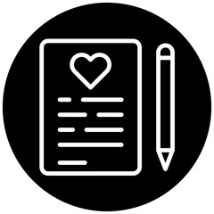Wedding Certificate Icon