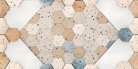 Mediterranean Style Ceramic Tile With Green Design