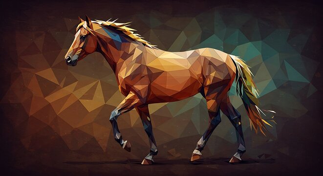 Geometric Equine Grace