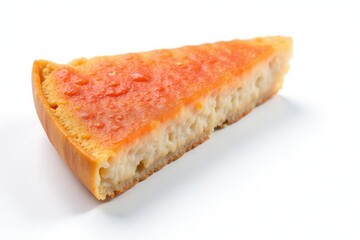 Single, vibrant flap isolated on pure white background , photography, advertising