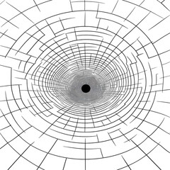 Obraz premium Cosmic portal beckons a dark journey through spacetime a vision of on transparent background