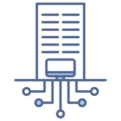 Building Aautomation Blue Icon