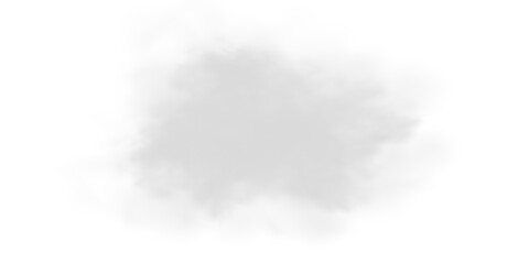Vector realistic cloud, smoke or fog on isolated transparent background. Cloud png. Cloud, smoke, fog png.