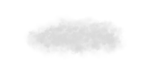 Vector realistic cloud, smoke or fog on isolated transparent background. Cloud png. Cloud, smoke, fog png.