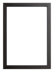 Minimalist black thin wood picture frame with soft finish, perfect for modern home or office decor to highlight photos and artwork stylishly and elegantly