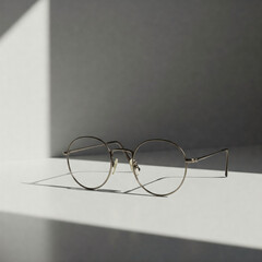 Élégance minimaliste : Lunettes rondes en métal