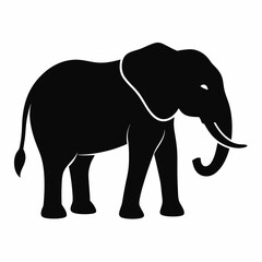 elephant silhouette vector