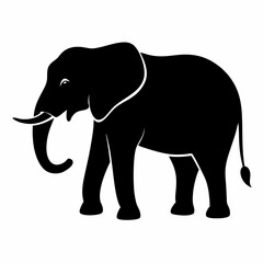 elephant isolated on white