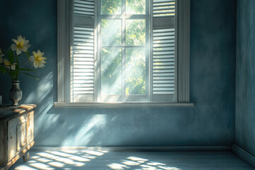 A Serene Moment Captured in the Light and Shadow Play
