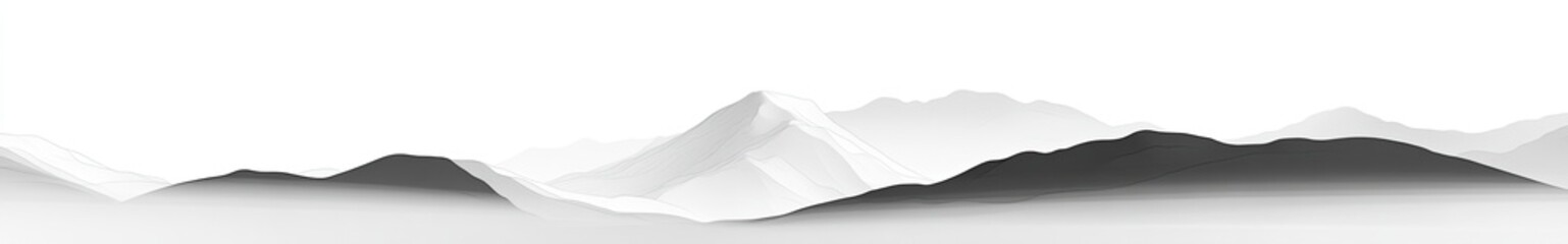 Obraz premium Misty Mountain Range (8)