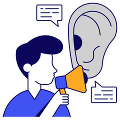 Premium download icon of marketer