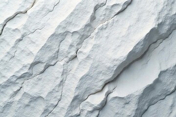 Obraz premium Close-up of textured dolomite rock surface, light grey tones, grey, abstract, earth