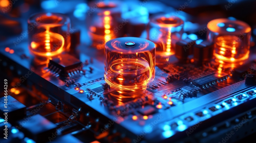Aufkleber high frequency current circuit with amplifier and mirror components