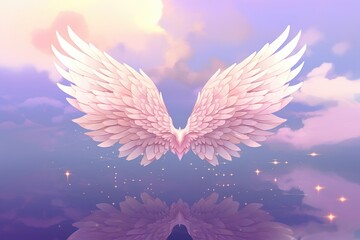 Fototapeta premium Wings outdoors nature angel.