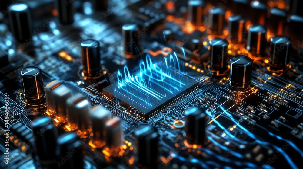 Poster advanced operational amplifier circuit in audio equalizer setup