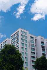 This is one of Singapore's housing complexes for its residents. These complexes are managed by the Housing and Development Board (HDB), a government's body responsible for public housing.