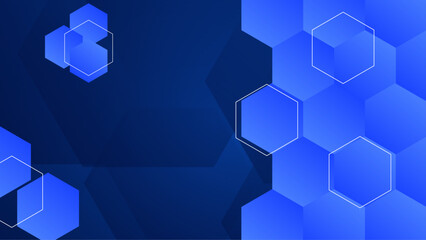Modern abstract blue wave background design