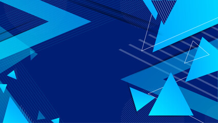 Modern Geometric fluid blue abstract banner design background Blue banner