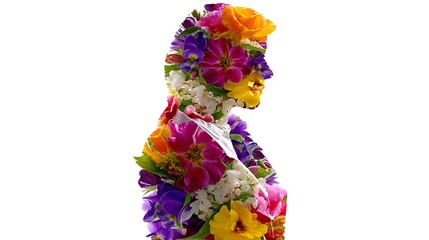 Floral Portrait Side View