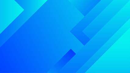 Blue gradient abstract shapes background design
