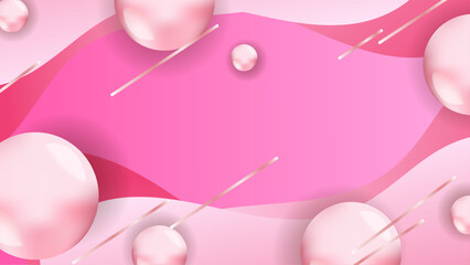 Modern gradient abstract wavy pink background
