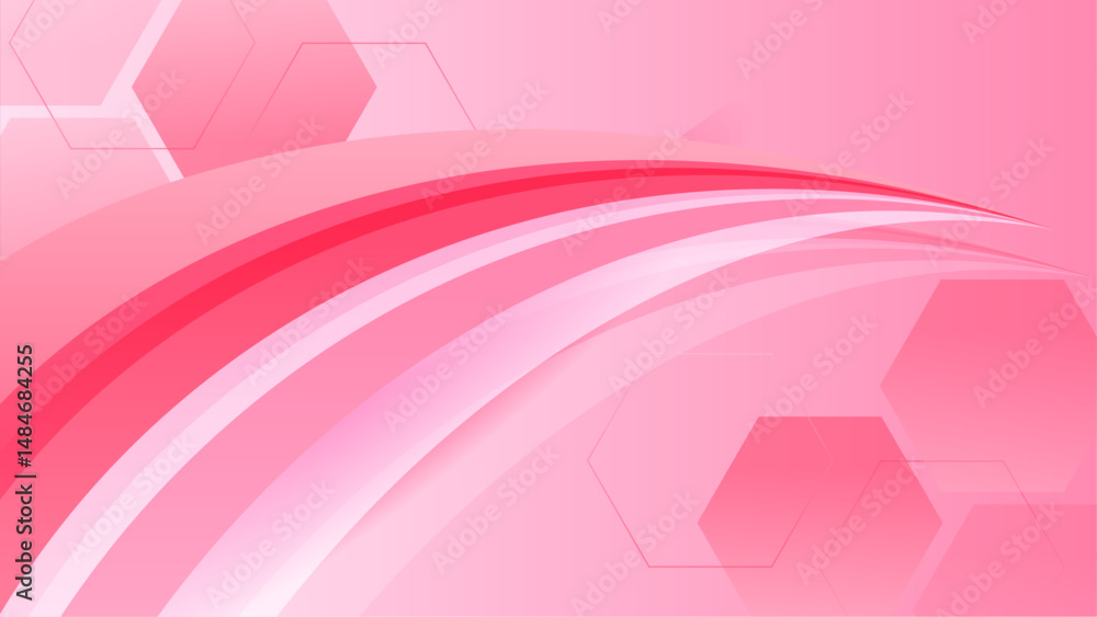 Poster modern gradient pink shapes minimal geometric abstract background. modern gradient abstract backgrou