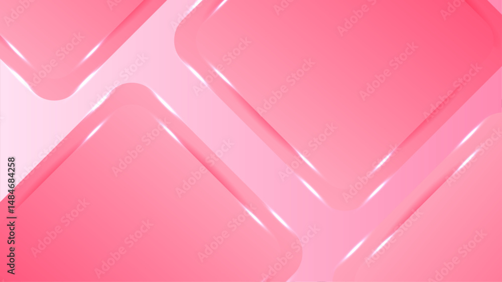 Poster modern gradient pink shapes minimal geometric abstract background. modern gradient abstract backgrou