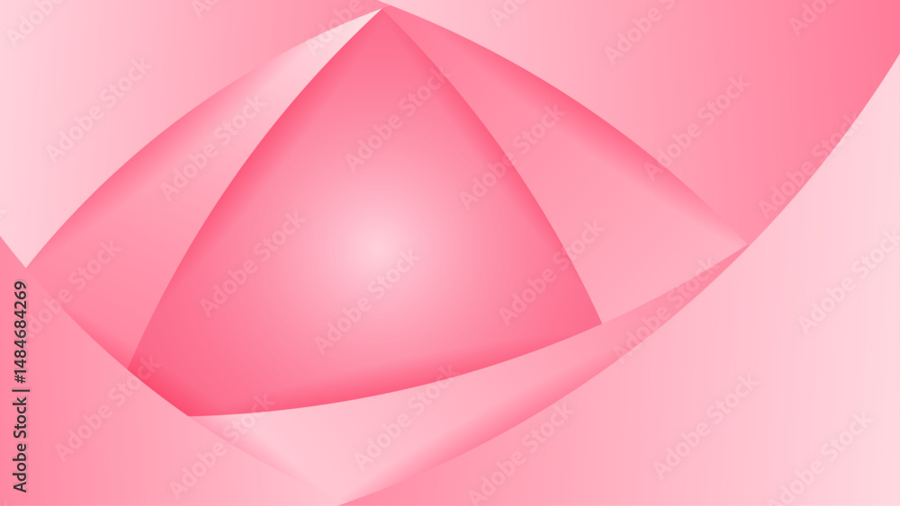 Poster modern gradient pink shapes minimal geometric abstract background. modern gradient abstract backgrou