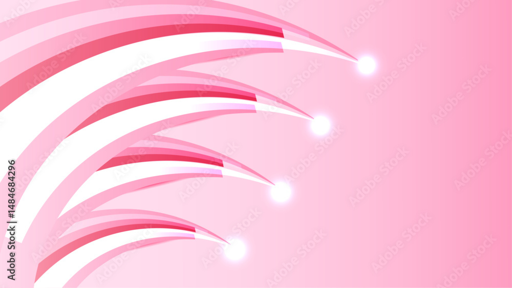 Poster modern gradient pink shapes minimal geometric abstract background. modern gradient abstract backgrou
