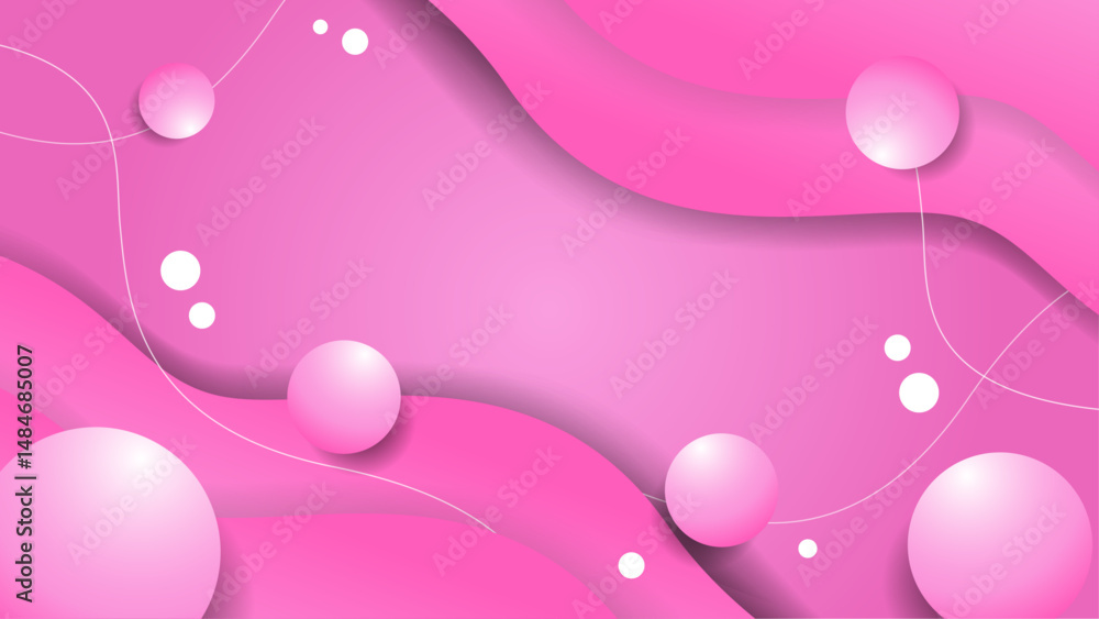 Poster abstract background with pink gradient color