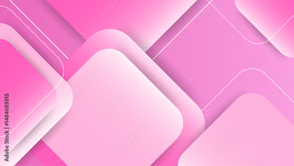 Poster abstract background with pink gradient color