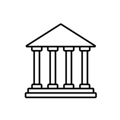 Stock market line icon vector, with editable stroke, perfect for financial institutions, investment visuals, and trading dashboards