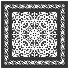 Borneo kalimantan dayak ornament set	