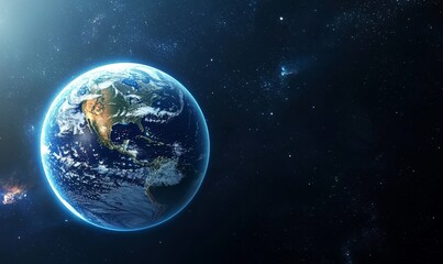 A Glimpse of Our Planet from the Cosmos