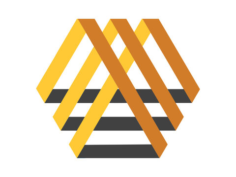Modern Triangle Icon Logo Design Art &ndash; Geometric Abstract SVG File Download for Branding, Web, Print, Vector Graphics Use