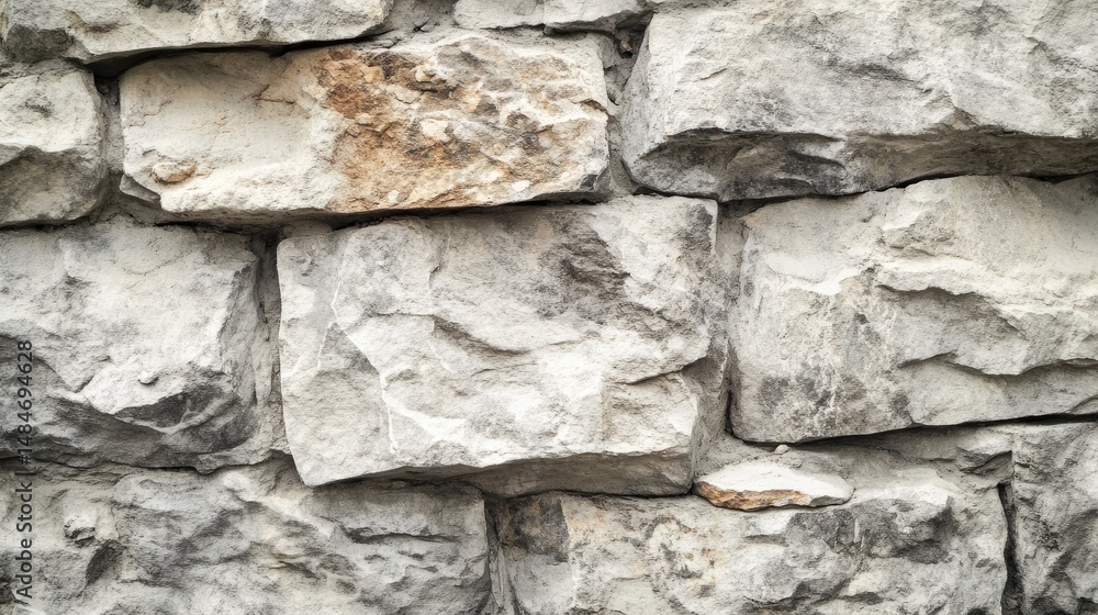 Poster a close-up view of a textured stone pathway featuring various sizes and shapes of gray stones arrang