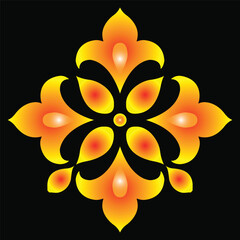 Floral Decorative Mandala Art Design
