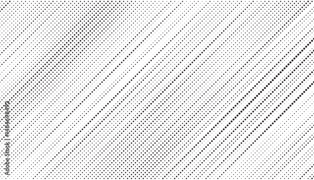 Aufkleber Halftone background vector, abstract backdrop design with two tone pattern and copy space for edit your content