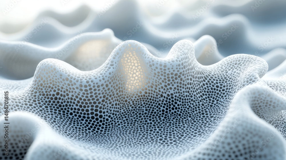 Poster abstract fluid form: a close-up shot reveals a mesmerizing abstract form resembling rippling waves o