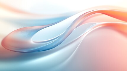 Naklejka premium Abstract pastel wave forms (2)