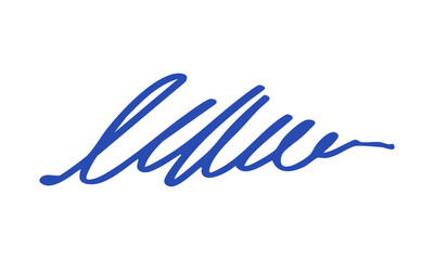 blue scribble element