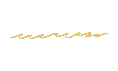 golden underline element