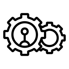 gear Line Icon
