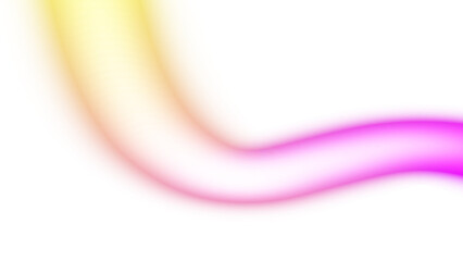 Transparent neon glowing wave lines futuristic