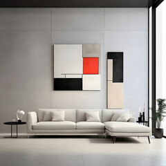 A sleek, minimalist art gallery interior showcasing clean lines, open spaces, and contemporary design for an elegant viewing experience.