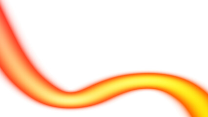 Transparent neon glowing wave lines futuristic