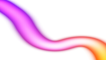 Transparent neon glowing wave lines futuristic